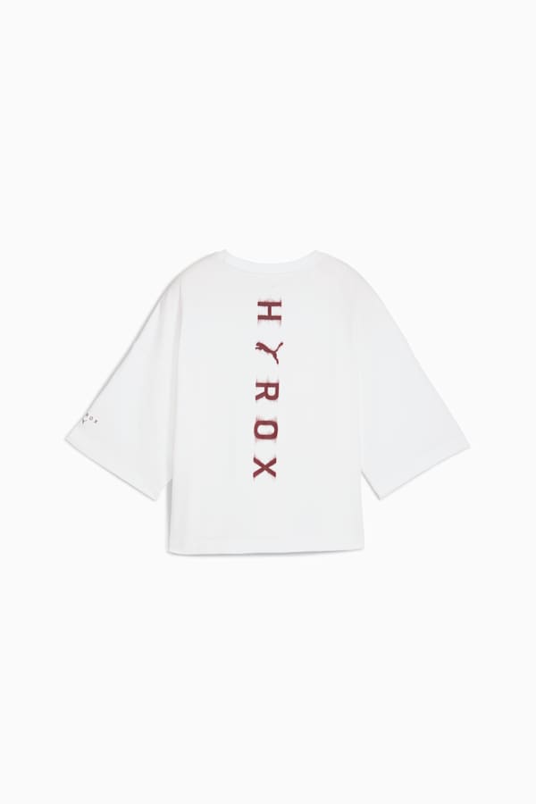 PUMA x HYROX Cropped Lifestyle Tee Women, PUMA White, extralarge-GBR