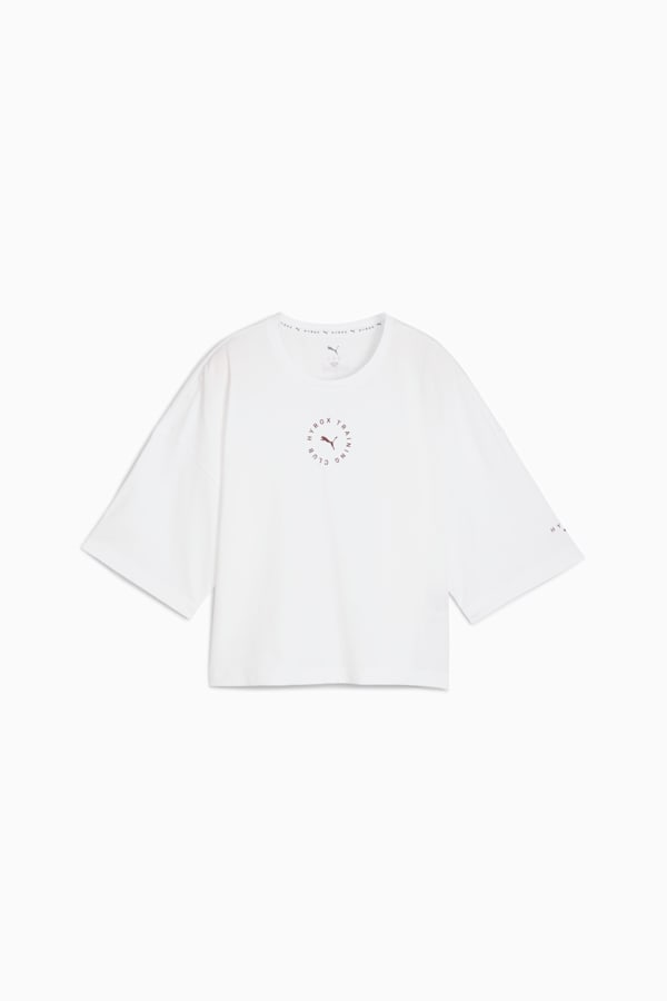 PUMA x HYROX Cropped Lifestyle Tee Women, PUMA White, extralarge-GBR
