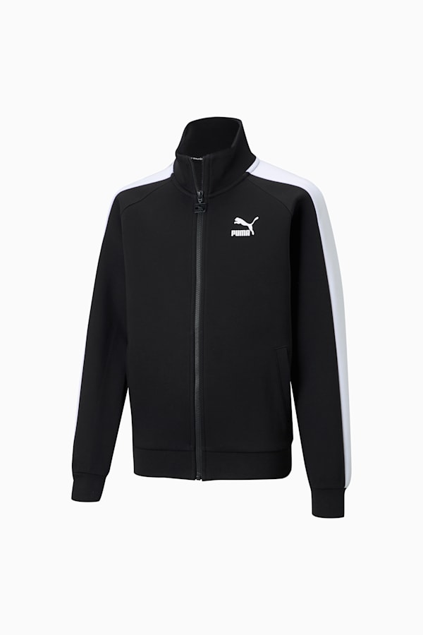 Iconic T7 Track Jacket Youth, Puma Black-Puma White, extralarge