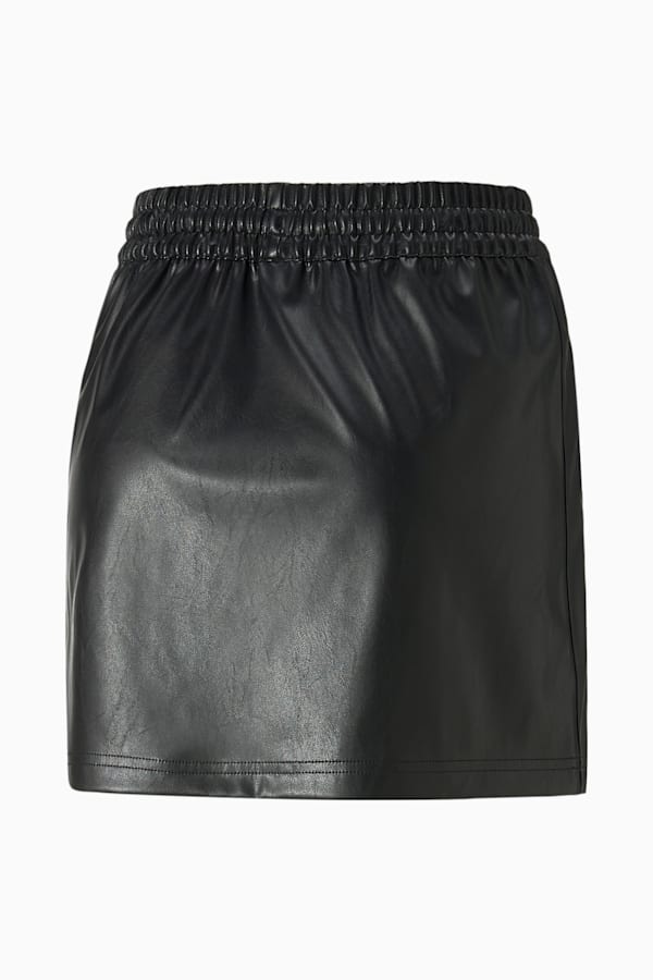 T7 Synthetic Mini Skirt Women, Puma Black, extralarge