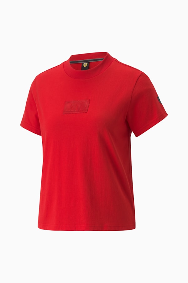 Scuderia Ferrari Style Tee Women, Rosso Corsa, extralarge