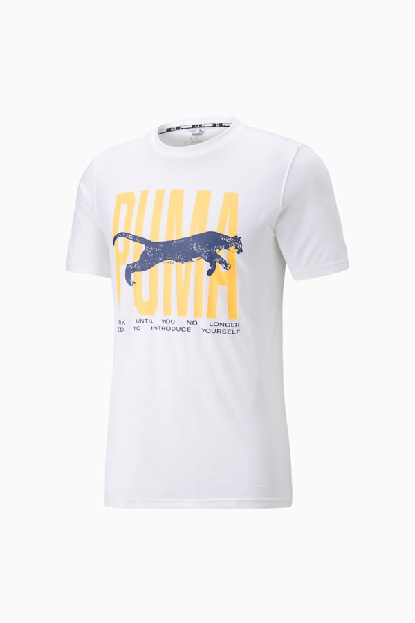 Box Out Short Sleeve Basketball Tee 2 Men, Puma White, extralarge