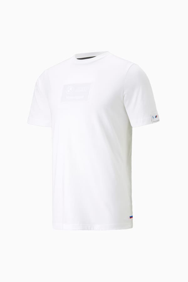BMW M Motorsport Logo Tee Men, PUMA White, extralarge