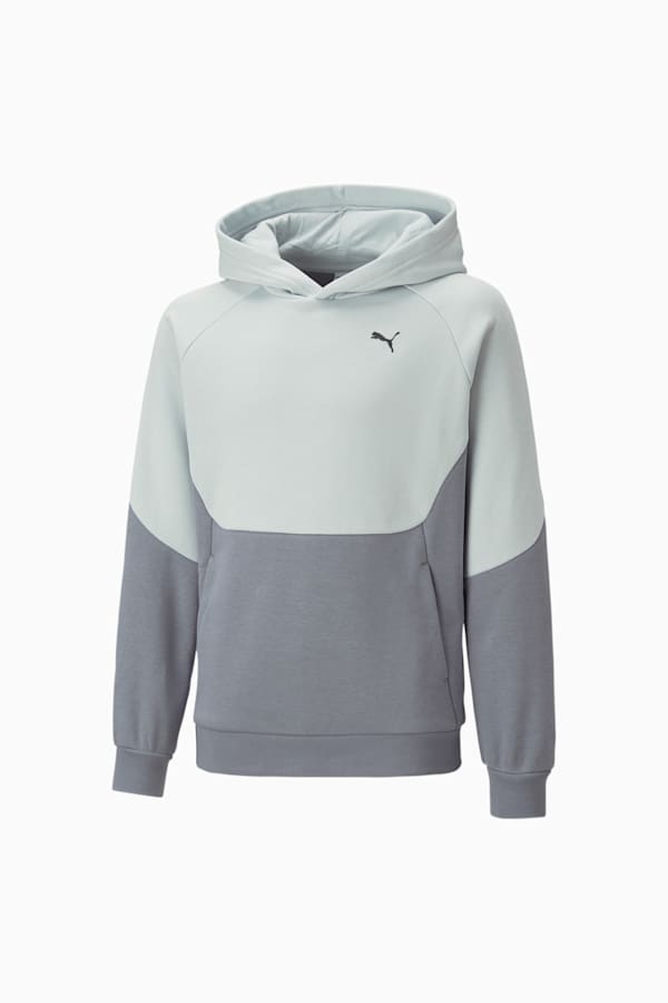 PUMATECH Hoodie Youth, Gray Tile, extralarge