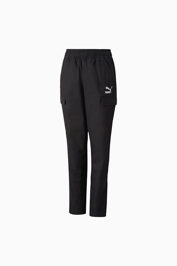 Classics Woven Sweatpants Youth, PUMA Black, extralarge