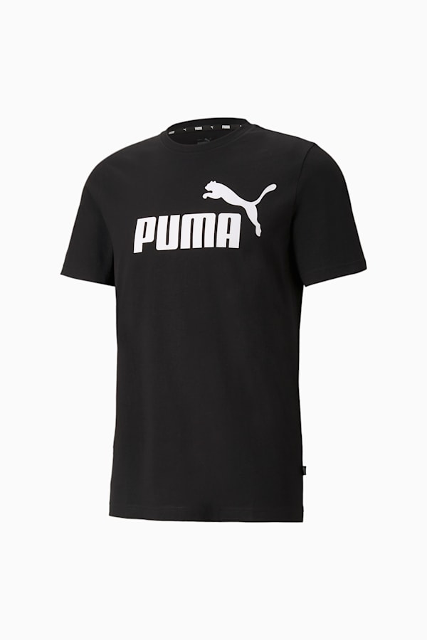 Essentials Logo Tee Men, Puma Black, extralarge