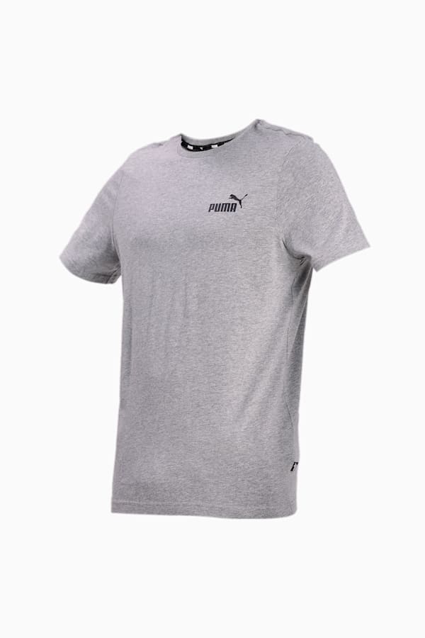 Essentials Small Logo Tee Men, Medium Gray Heather, extralarge