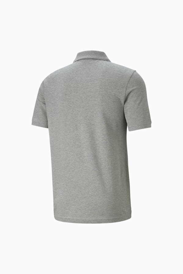 Essentials Pique Polo Shirt Men, Medium Gray Heather, extralarge