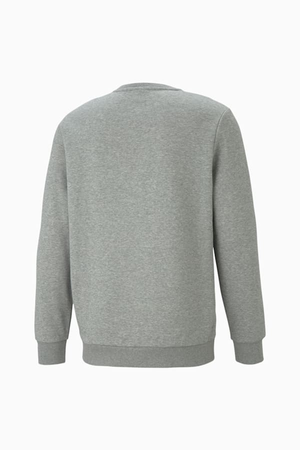 Essentials Big Logo Crew Neck Sweater Men, Medium Gray Heather, extralarge