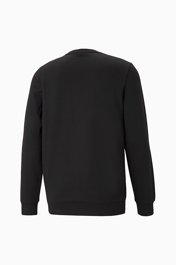 Essentials Small Logo Crew Neck Sweatshirt Men, Puma Black, extralarge