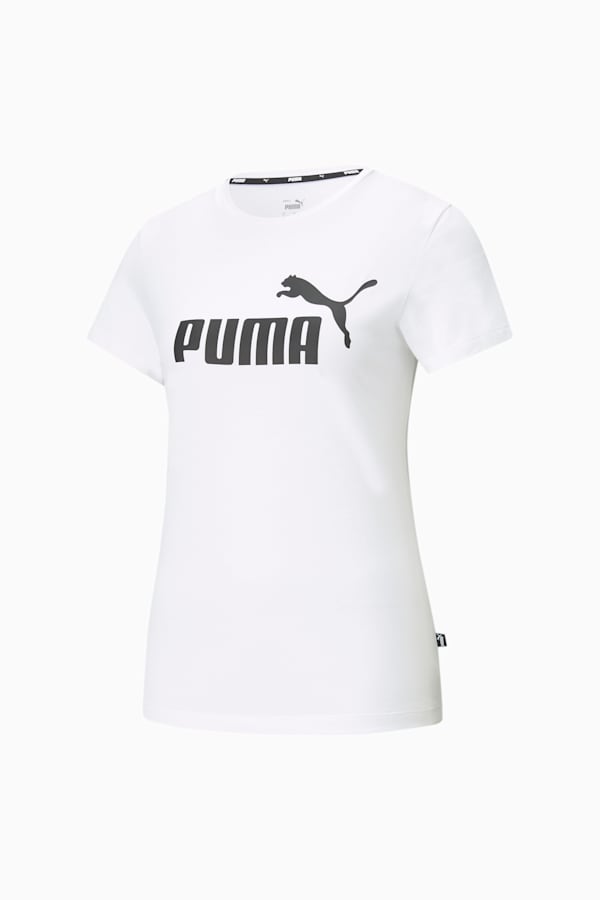 Essentials Logo Tee Women, Puma White, extralarge