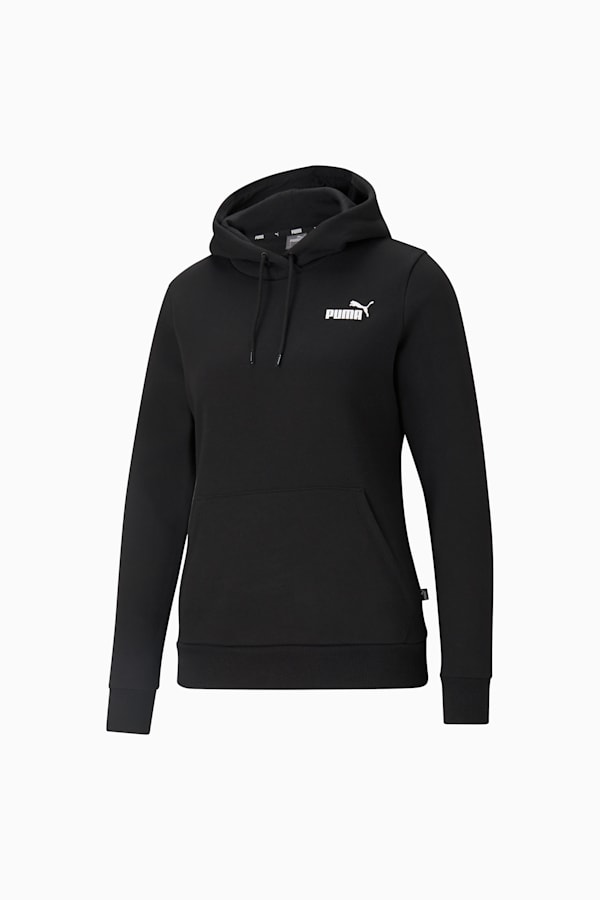 Essentials Small Logo Hoodie Women, Puma Black, extralarge-GBR