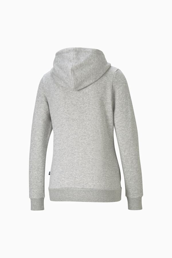 Essentials Full-Zip Hoodie Women, Light Gray Heather, extralarge