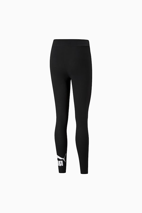 Essentials Logo Leggings Women, Puma Black, extralarge