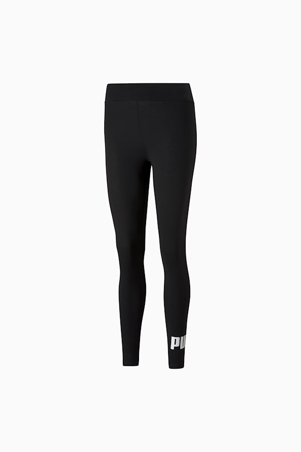 Essentials Logo Leggings Women, Puma Black, extralarge