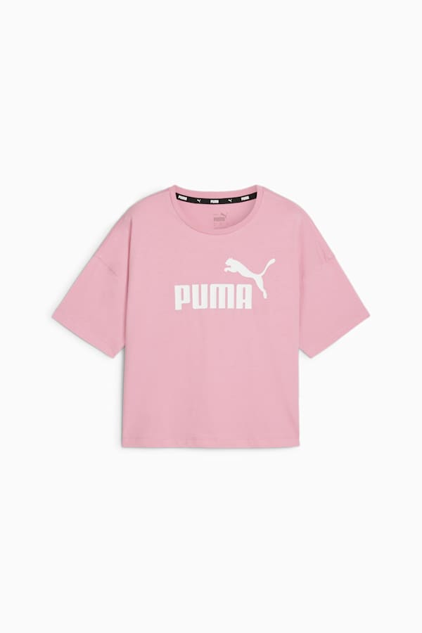 Essentials Logo Cropped Tee Women, Mauved Out, extralarge-GBR