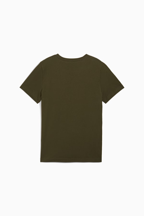 Essentials Logo Tee Youth, Dark Olive, extralarge-GBR