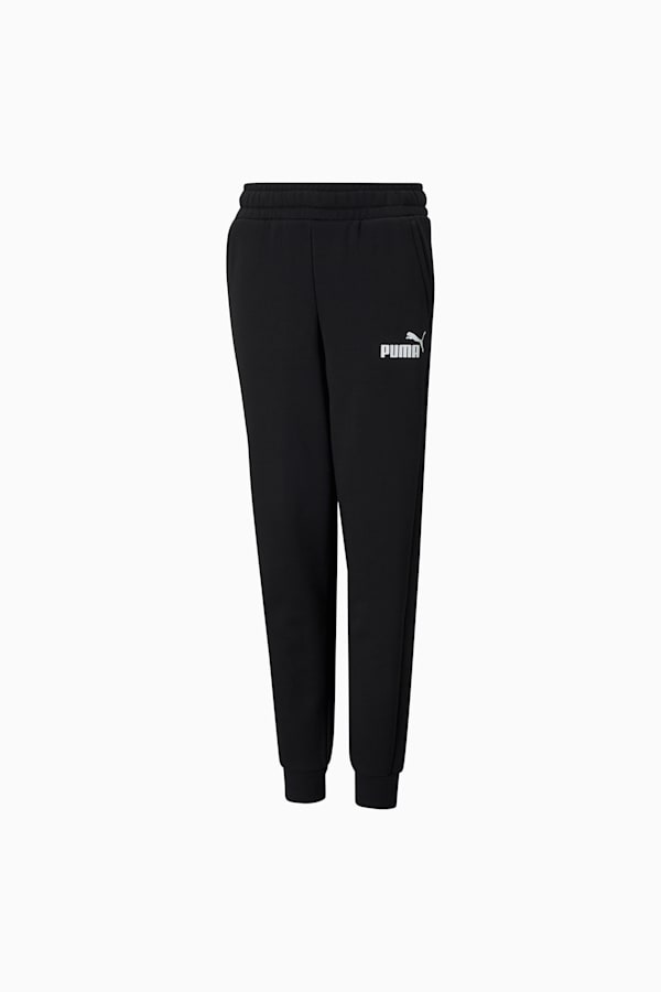 Essentials Logo Pants Youth, Puma Black, extralarge