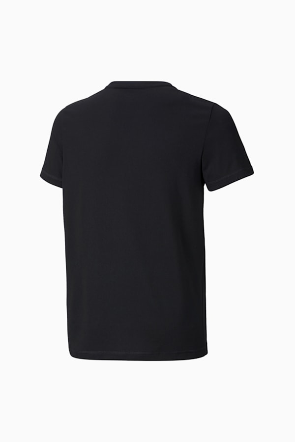 Active Small Logo Tee Youth, Puma Black, extralarge