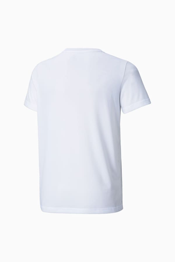 Active Small Logo Tee Youth, Puma White, extralarge