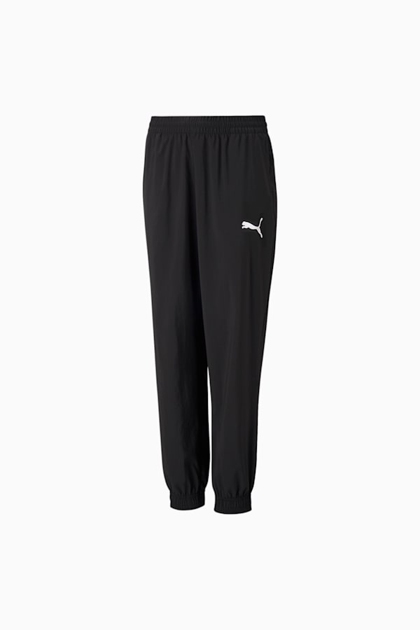 Active Woven Sweatpants Youth, Puma Black, extralarge
