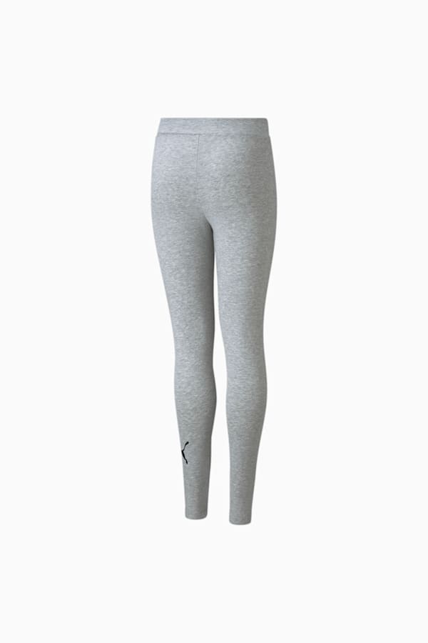 Essentials Logo Leggings Youth, Light Gray Heather, extralarge