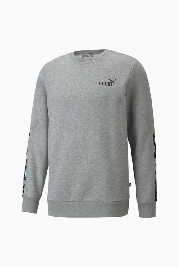 Power Tape Crew Neck Men's Sweatshirt, Medium Gray Heather, extralarge-GBR