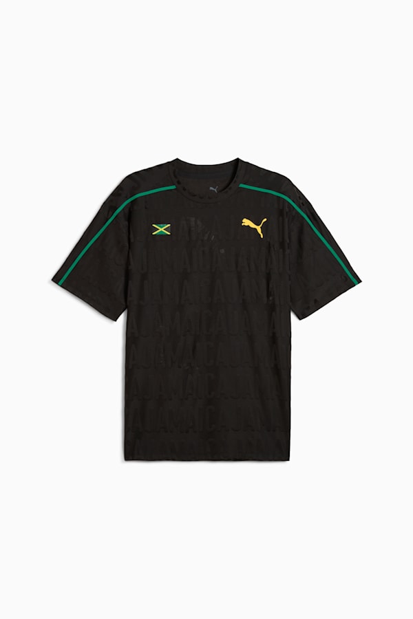 PUMA x JAMAICA Ceremony Tee Unisex, PUMA Black-JAMAICA VILLAGE, extralarge