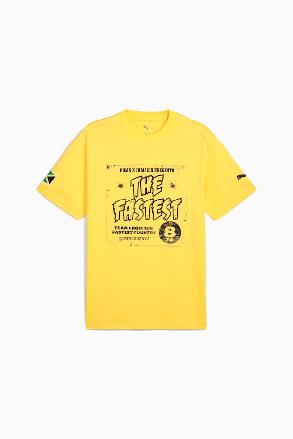 PUMA x JAMAICA Village Wear Cotton Tee Men, Starlight-JAMAICA, extralarge