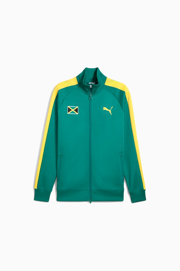 PUMA x JAMAICA T7 Always On Track Jacket Men, Highlands Green-Jamaica, extralarge