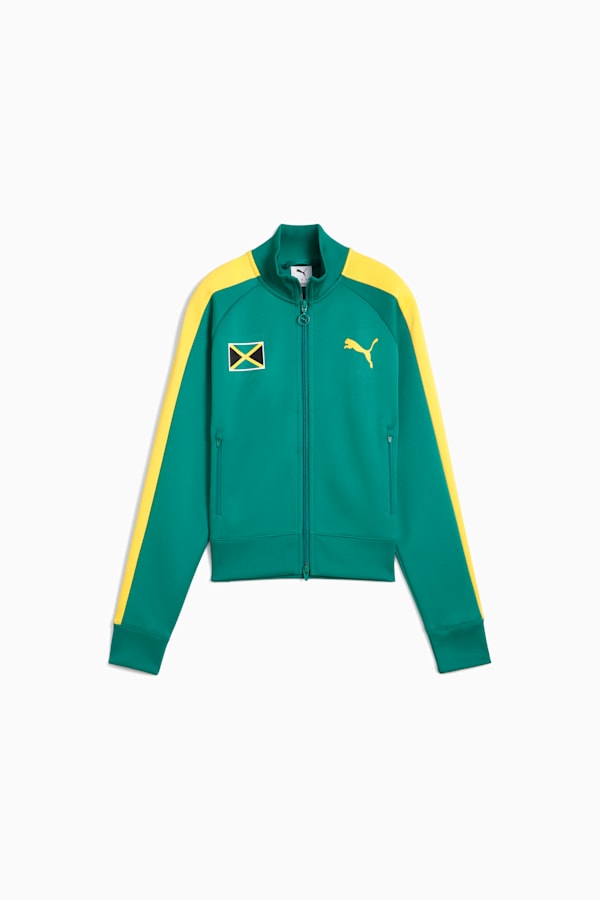 PUMA x JAMAICA T7 Always On Track Suit Women, Highlands Green-Jamaica, extralarge