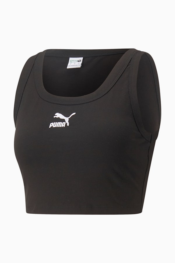 Classics Crop Top Women, PUMA Black, extralarge