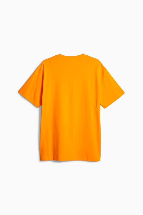 PUMA x PLEASURES Men's Tee, Orange Glo, extralarge