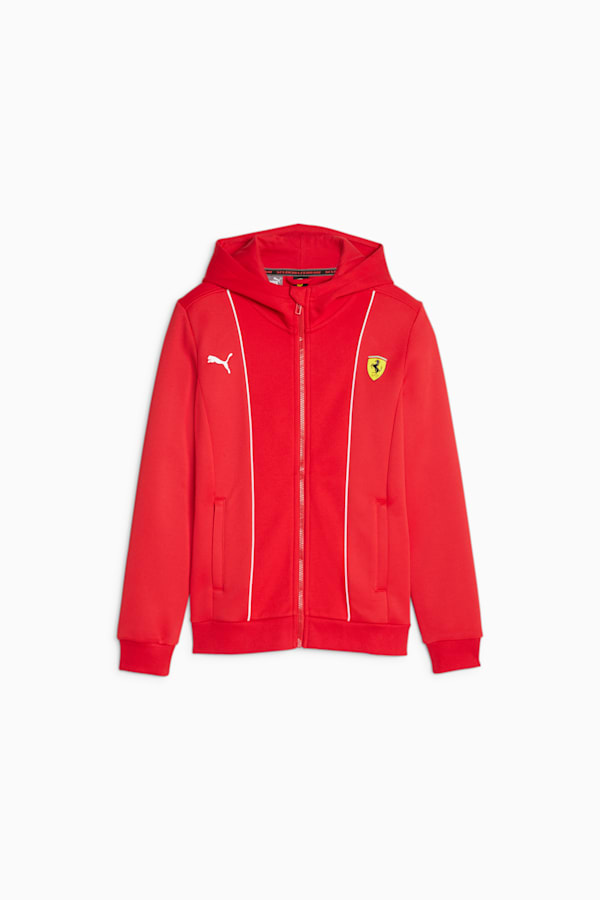Scuderia Ferrari Race HDD Youth Sweat Jacket, Rosso Corsa, extralarge