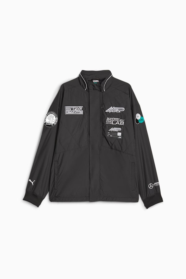Mercedes-AMG Petronas Motorsport Garage Crew Men's Jacket, PUMA Black, extralarge