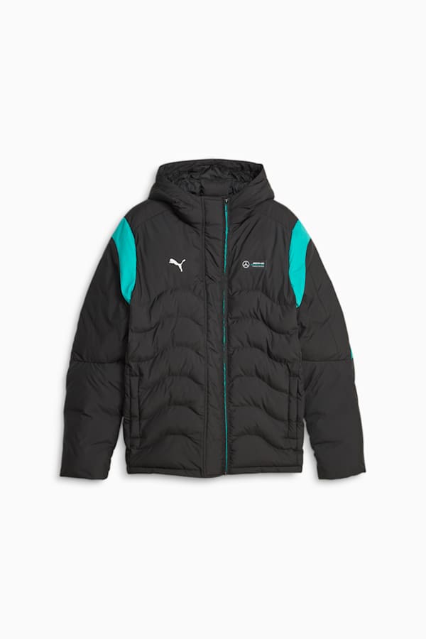 Mercedes-AMG PETRONAS MT7 Ecolite Men's Padded Jacket, PUMA Black, extralarge