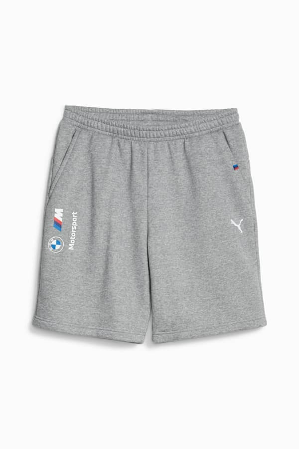 BMW M Motorsport Essentials Fleece Shorts, Medium Gray Heather, extralarge-GBR