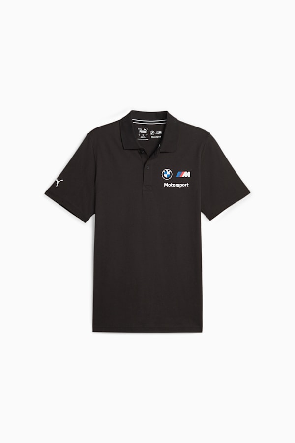 BMW M Motorsport Men's Polo, PUMA Black, extralarge