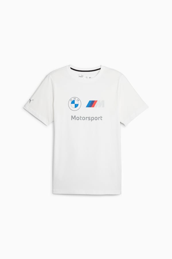 BMW M Motorsport Essentials Logo Tee, PUMA White, extralarge