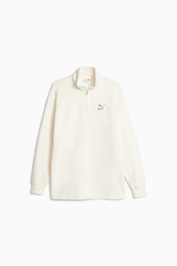 CLASSICS Men's Fleece Quarter-Zip, Frosted Ivory, extralarge