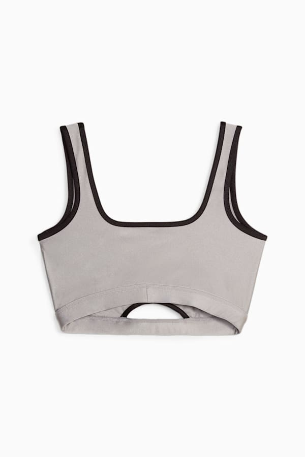 DARE TO Women's Crop Top, Concrete Gray, extralarge