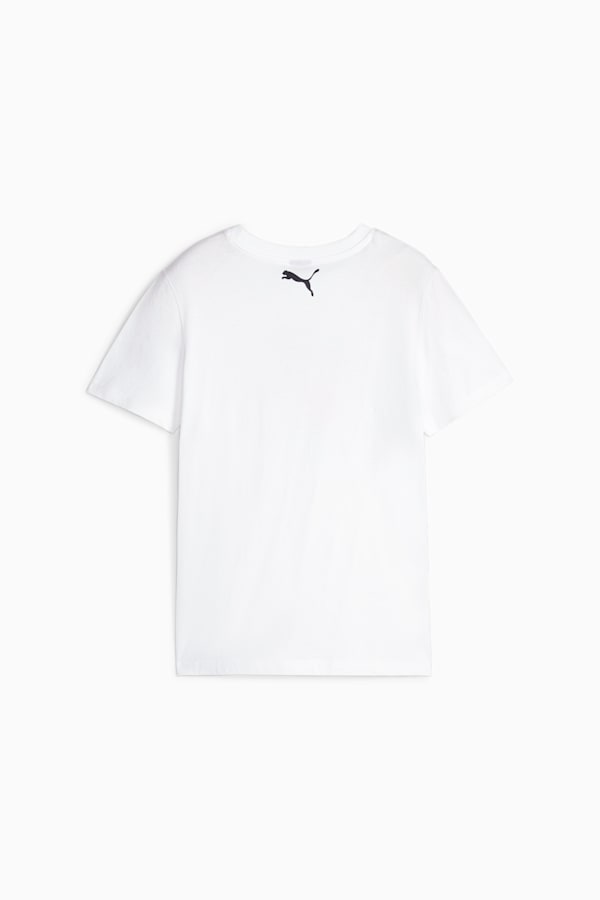 Basketball Graphic Youth Tee, PUMA White, extralarge