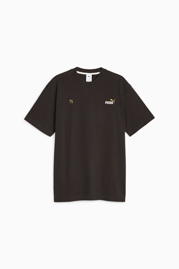 PUMA 75 Logo Celebration Men's Tee, PUMA Black, extralarge