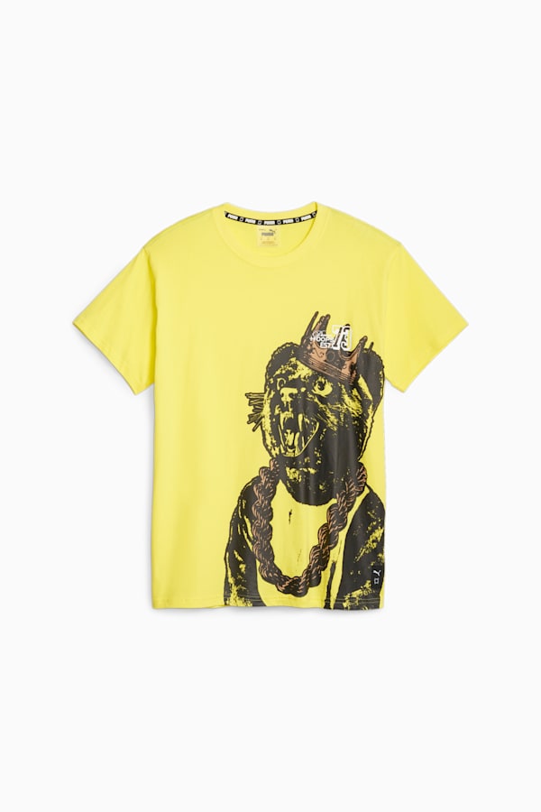 Franchise Men's Basketball Graphic Tee, Lemon Meringue, extralarge