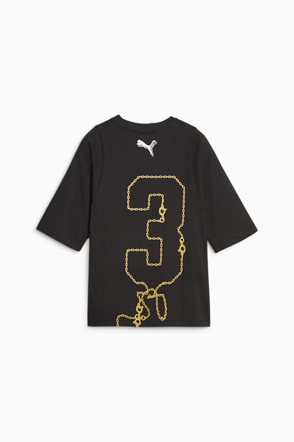 Gold Standard Women's Basketball Tee, PUMA Black, extralarge