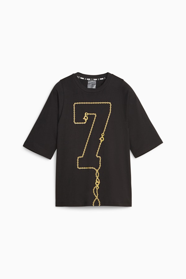 Gold Standard Women's Basketball Tee, PUMA Black, extralarge