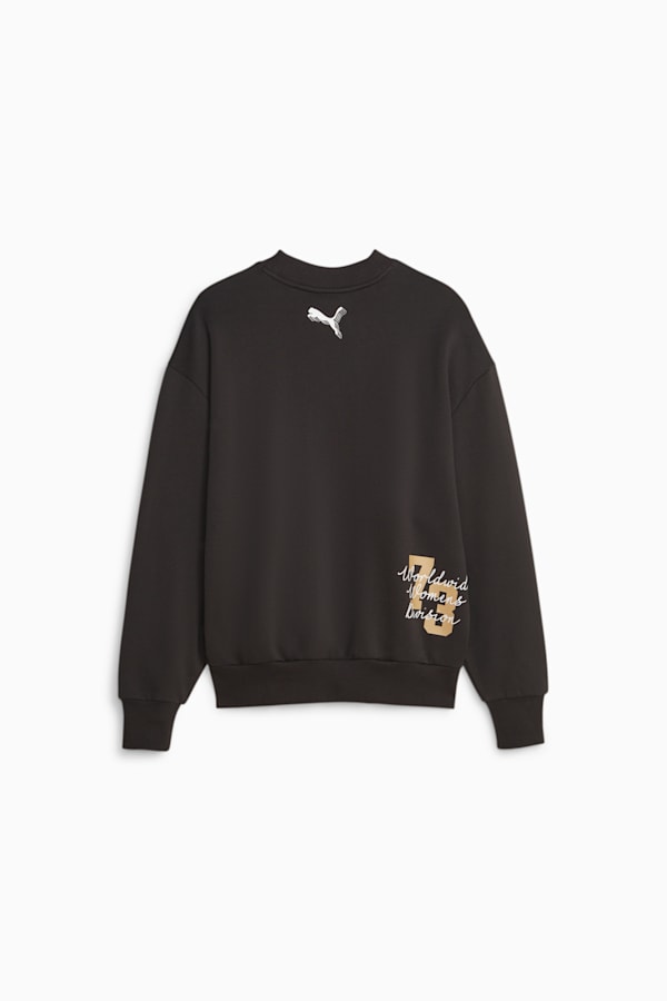 Gold Standard Women's Basketball Sweatshirt, PUMA Black, extralarge