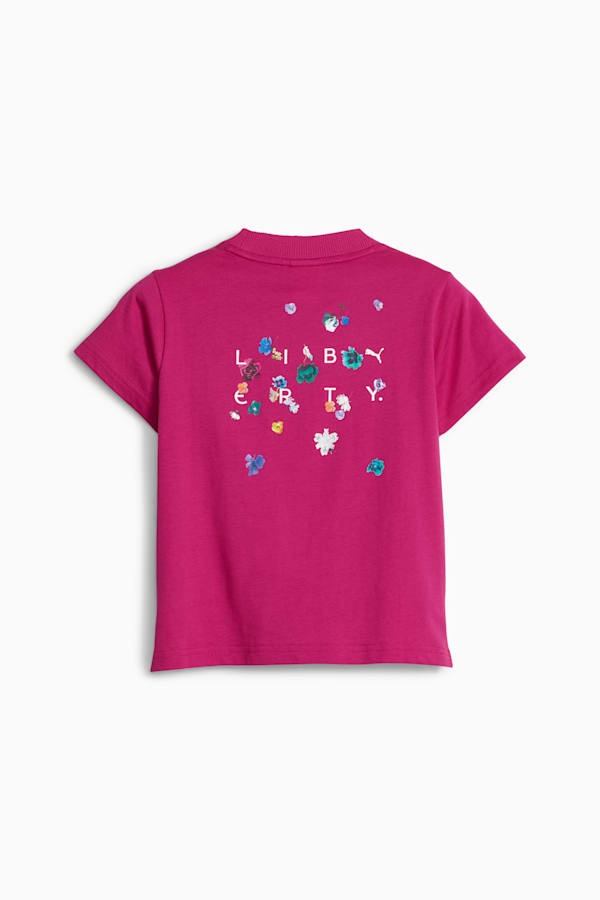 PUMA x LIBERTY Kids' Graphic Tee, Pinktastic, extralarge