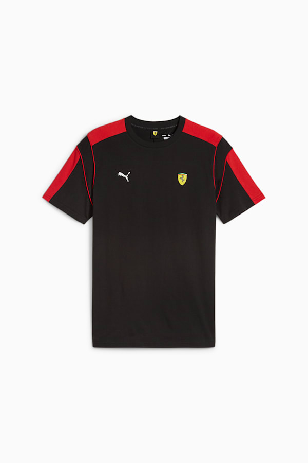 Scuderia Ferrari Race MT7 Men's Motorsport Tee, PUMA Black, extralarge