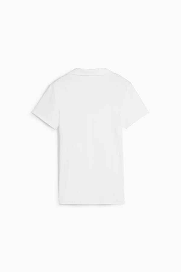 Cloudspun Piped Short Sleeved Women's Golf Polo, White Glow, extralarge